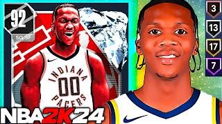 EVO DIAMOND BENNEDICT MATHURIN GAMEPLAY! THE BEST CHEAP SHOOTING GUARD IN NBA 2K24 MyTEAM!