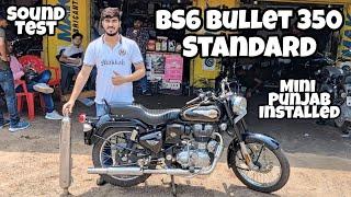 Installing SHORT PUNJAB (Mini Punjab) on BS6 BULLET 350 STANDARD | Flyby! Sound Test | #MxK