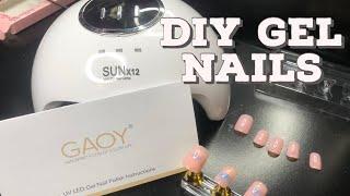 DIY Gel Nails: SHEIN Quick-Drying UV/LED NAIL LAMP and GAOY Jelly Nude Pink Gel Nail Polish