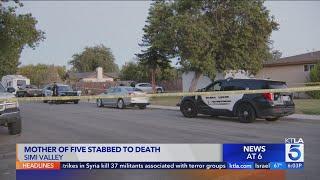 Mother of five stabbed to death by boyfriend in Simi Valley