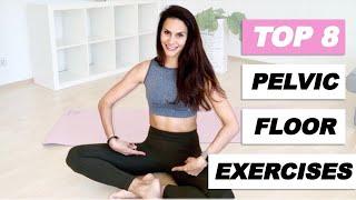 BEST PELVIC FLOOR EXERCISES FOR WOMEN | Top 8 Exercises For a Stronger Pelvis