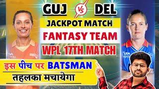 GJ-W VS DEL-W, GJ-W VS DEL-W MATCH PREDICTION, GJ-W VS DEL-W FANTASY TEAM,GJ-W VS DEL-W FANTASY TEAM