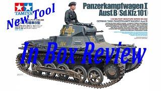 New Tool Tamiya 1:35th Scale Panzer I Ausf. B In Box Review #tamiya