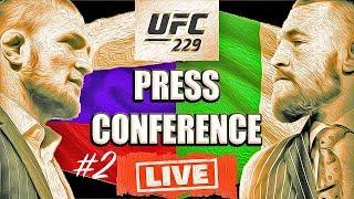  UFC 229 CONOR MCGREGOR vs KHABIB NURMAGOMEDOV PRESS CONFERENCE 2 LIVE REACTION