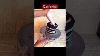 Decorating cake  with 1m nozzle #shorts #trending #viral #cake #ytshorts #1m #rose