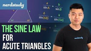 The Sine Law for Acute Triangles - Nerdstudy