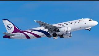 Утренняя посадка в иранском Тебризе на А320 MERAJ AIRLINES