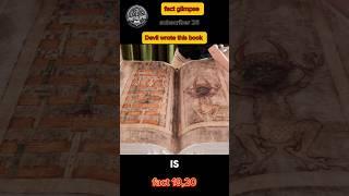 Devil wrote this book fact no 19,20 365 fact in 365 days challenge #trending #factshorts #facts #gk