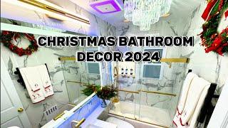 Transform Your Bathroom with Festive Christmas Decor for 2024!