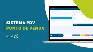 Sistema PDV - Ponto de Venda | Funcionalidade 𝘃𝗵sys