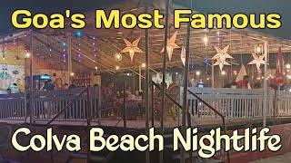 Colva Beach Nightlife | True vlogs | Goa Night Life | Most Famous & Beautiful Beach | South Goa Tour