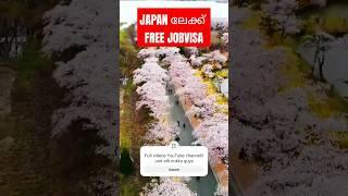 JAPAN  FREE JOBVISA|Wayfarerinsights|malayalam|Japan sponsorship workvisa #jobs #viral #japan #work