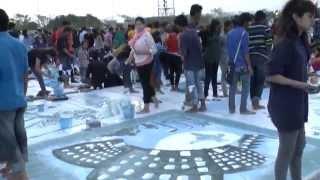 Reaching for the Sky – World’s Largest Painting @MARG Swarnabhoomi