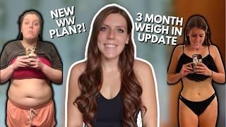 BIG Weight Loss Mode UPDATE | New WeightWatchers Plan/Changes?! | 3 Month Weigh In