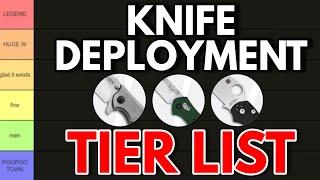 The BEST Way To Deploy Your Knife? - Pocket Knife Deployment TIER LIST