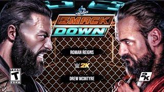 WWE Throwback Wilson: Roman Reigns vs Drew McIntyre | Epic Showdown [Full Match][Steel Cage Match]