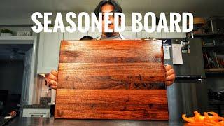 Cutting boards need seasoning? (how to)