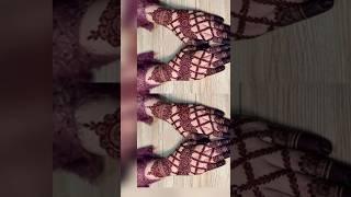 Back side red henna mehndi ka design#mehndi #shorts #ytshorts #trending #mehndiart #shortvideo #new