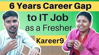 After 6 Years Career Gap, got Job as Fresher | Job Placement Hyderabad | @Pashams