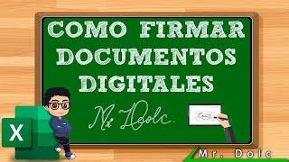 FIRMA DIGITAL PARA DOCUMENTOS  | OFFICE | INSERTAR FIRMA SIN FONDO