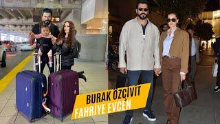 Fahriye was blocked by Burak at the airport while traveling abroad with her children