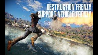 Just Cause 3 | Destruction Frenzy Gear Challenge: Support Vehicle Frenzy