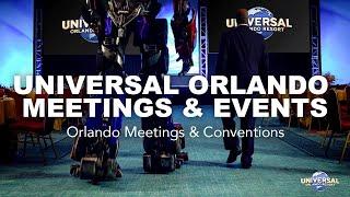 Universal Orlando Meetings & Events | Orlando Meetings & Conventions