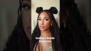 Goddess Braids Hairstyles #braidstyles #goddessbraids #hairstylesforgirls