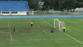 Funny penalty kick Moment in Thailand