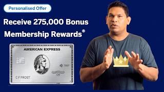 The MAXIMUM American Express Platinum Card sign up bonus.