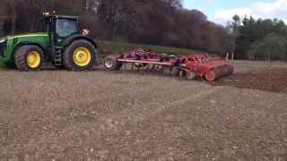 Farol Ltd | John Deere 8370R and 7 Metre Horsch Terrano Demonstration