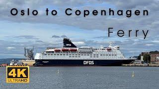 DFDS ferry - Oslo to Copenhagen. September 2022 year. Паром из Осло в Копенгаген. Сентябрь 2022