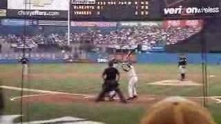 Bobby Abreu 1st At Bat For The New York Yankees 8/2/06