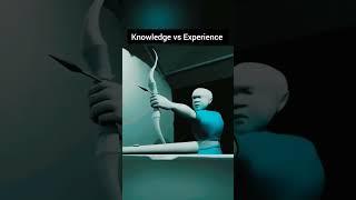 Knowledge vs Experience#shorts #motivation#ssc#upsc#neet#wbcs#psc#cgl#iit#wbp