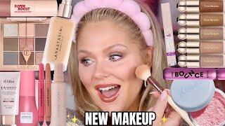 Testing *VIRAL* New Makeup 2025  New Rare Beauty, Charlotte Tilbury, Fenty, Kosas, ABH & more!