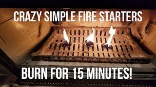 DIY Fire Starters from Candle Ends and Saw Dust