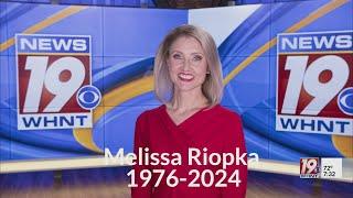 Former News 19 Anchor Melissa Riopka Dies At 48 |  September 15, 2024 | News 19 at 7:30 a.m.