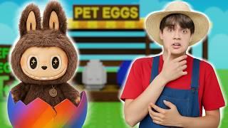 LABUBU Hatched In Roblox GROW A GARDEN In Real Life Grow a Garden