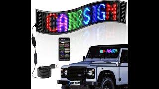 LED Matrix Panel Smart Bluetooth App Control Window Light Display |Review 2024|