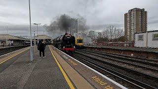 The Santa Steam Express, 70000 Britannia, 20th December 2024.