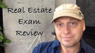 Real Estate Review for the Day of the Exam