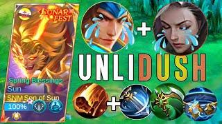  SUN NO MATCH ON ZILONG CRTICAL BUILD! WATCH THIS#mobilelegends #sunmlbb #mlbb #sunmobilelegends