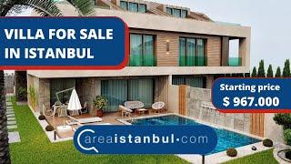 PRIVATE GARDEN VILLAS WITH SEA VIEW FOR SALE IN ISTANBUL