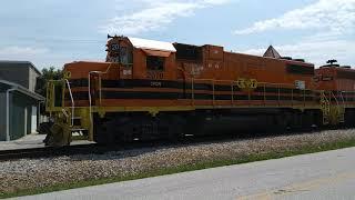 THE CAROLINA& PIEDMONT HEADS NORTH THROUGH FOUNTAIN INN S.C. WITH 1 CAR!