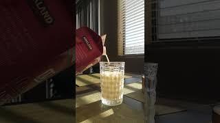HOW TO MAKE WHIPPED DALGONA COFFEE!! #coffee #drinks #ideas #vlog #shorts #blowup #icedcoffee