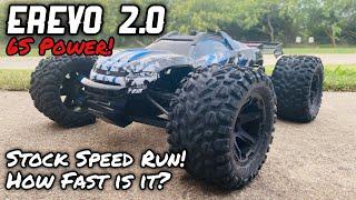 Traxxas | Erevo 2.0 | Stock speed run | 6s power!