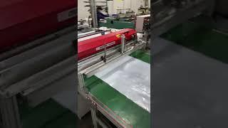 Large size thick poly bag making machine run in Mexico
