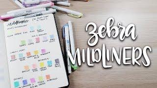 Zebra Mildliners