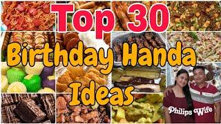 ᥫ᭡Top 30 Filipino Birthday Handa Ideas 2024 (HD) | BY PHILIP'S WIFE