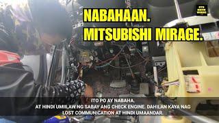 HINDI UMANDAR DAHIL SA BAHA MITSUBISHI MIRAGE.